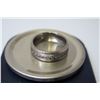 Image 2 : Men's Titanium Band Ring w/ Channel-Set Stones, 5.43 Grams, Size 11.5
