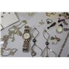 Image 2 : Misc Jewelry: Initials, Pierre Cardin Watch, Anne Klein, Earrings, Bracelets, , etc