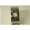 Image 2 : Gucci Logo Silver Cuff Reversible Watch Bracelet, 1.5" Wide