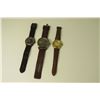 Image 2 : Qty 3 Watches: Diesel, Guess & FMD Japan Water Resistant w/ Leather Bands
