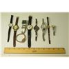 Image 8 : Qty 9 Watches - Armitron, Seiko Solar, Timex, Nine West, Fossil, Mickey Mouse, etc