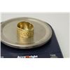 Image 2 : 14K Gold Textured Ring, Warped, 4.04 Grams