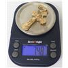 Image 1 : 14K Gold 2.5" Cross w/ Jesus Pendant, 7.48 Grams