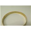 Image 8 : 14K Gold Etched Floral Hawaiian Bracelet 23.67 Grams