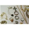 Image 8 : Misc Jewelry - Tahitian Pearl Bracelet, Link Chains, Bangle Bracelets, Rings, Pendants, Earrings, et