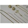 Image 8 : Misc Jewelry - Rope & Link Neck Chains, Bracelets, Earrings, Rings, Pendants, etc