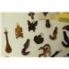 Image 8 : Misc Hawaiian Jewelry - Koa Wood Bracelet, Rhinestone Bracelets, Koa Pendants, Martin & MacArthr Fis