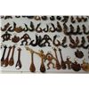 Image 4 : Misc Hawaiian-Theme Koa Wood Pendants, etc - Fish Hooks, Paddles, Ipu, Honu, etc