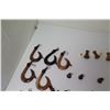 Image 7 : Misc Hawaiian-Theme Koa Wood Pendants, etc - Fish Hooks, Paddles, Ipu, Honu, etc