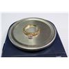 Image 2 : 14K Gold Ring with Single Diamond, Approx. 2.72 Grams