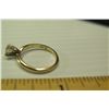 Image 13 : 14K Gold Ring with Single Diamond, Approx. 2.39 Grams