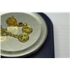 Image 3 : Pair of 18K Gold Coin Dangle Earrings, Approx. 4.41 Grams