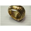 Image 9 : 10K Gold Men's Class Ring w/Etched Ram Design