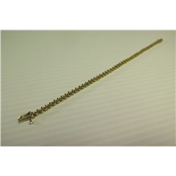 14K Gold Diamond Link Bracelet