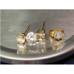 Random Jewelry w/Small Diamonds and Single Loose Diamond