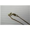Image 5 : 14K Serpentine Chain (Italy) & Carved Semiprecious Stone Pendant