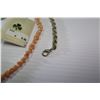 Image 8 : Mics Jewelry: Watches (Bulova, Seiko), Pearl Ring, Ring w/Black Enameled Lettering, Rope Chains, Nec