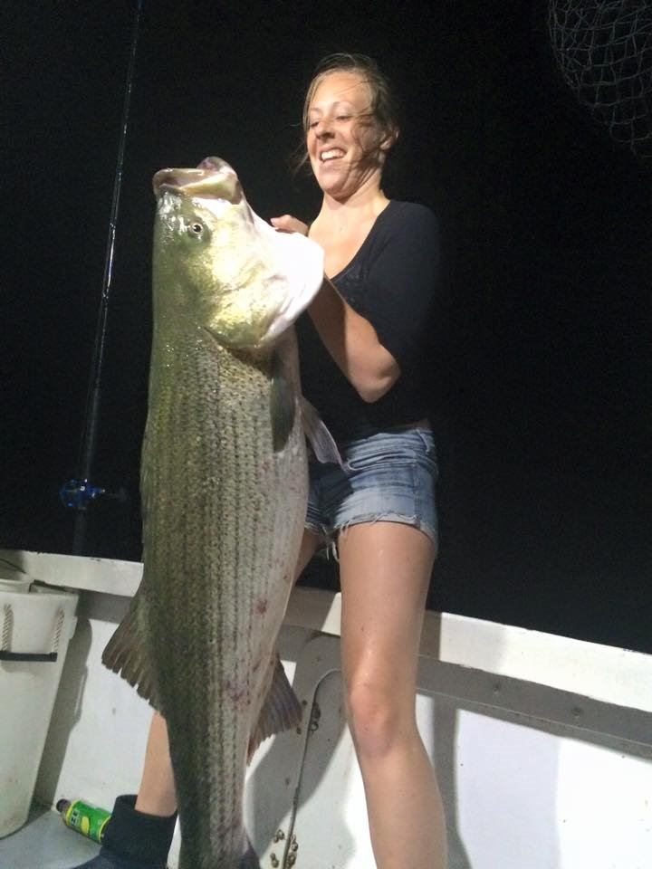 Newport Rhode Island Striper fishing for 4