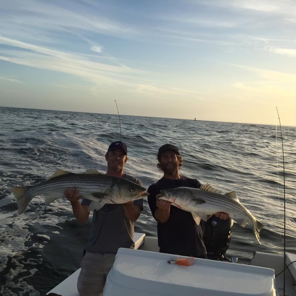 Newport Rhode Island Striper fishing for 4