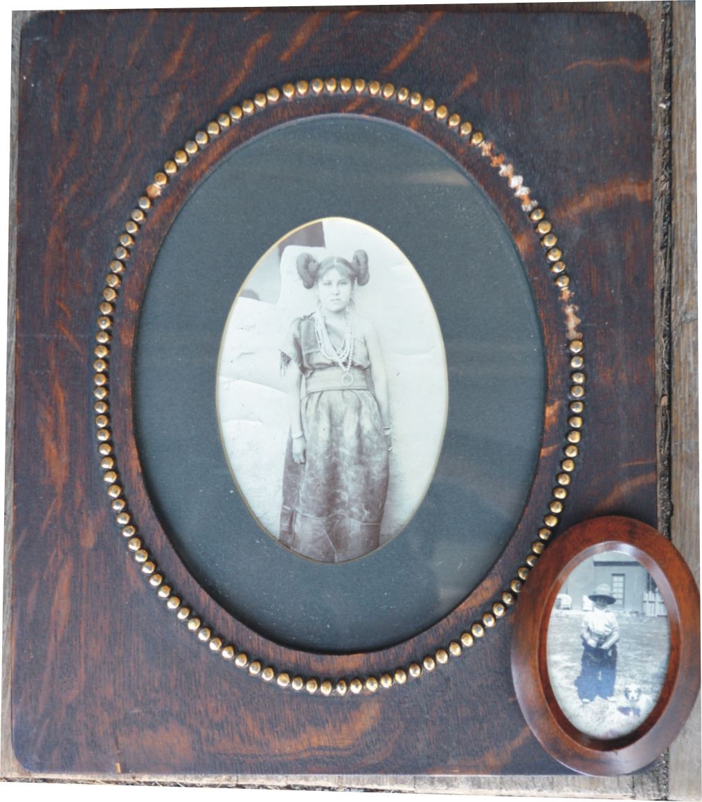 2 Moki Indian photos dated 1898, signed by George Wharton James