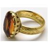 Image 3 : Topaz ring given by Sam Houston to his Wife. Sam Houston. Gold ring with topaz stone given by Sam Ho