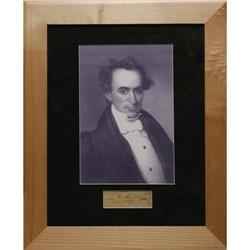 Father of Texas Stephen F. Austin Signature. "Father of Texas" Stephen F. Austin Signature.