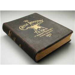 Cox, James. Cattle Industry Book, 1st Edition. James Cox - Historical and Biographical Record Of The