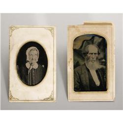 Pratt, Thomas. Tintype. Two Original Tintype P Thomas Pratt, Tintypes. Two Original Tintype Photogra