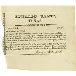 [Edwards Grant]. Edwards, Haden. Printed docum [Edwards Grant]. Haden Edwards. Printed document comp