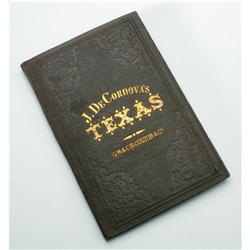 [Map-Texas]. De Cordova, J[acob]. H. De Cordova' [Map-Texas]. J[acob] De Cordova. De Cordova's Map o