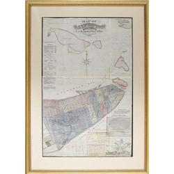 Map of Galvestion -Washington and White-1876 T. A. Washington and Charles F. White. [Compiled By.] M