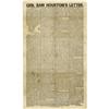 Image 1 : Houston, Sam. General Sam Houston Signed Letter. Sam Houston. General Sam Houston Signed Letter.