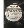 Image 2 : (2) Sanyo Denki San Ace 120 Model 109S078UL Fan