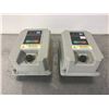 Image 1 : (2) ALLEN BRADLEY CAT280D-F12Z-10C-GRW-3-P1 SER C ARMORSTART CONTROL MODULE