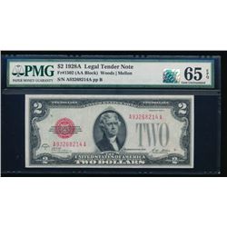 1928A $2 Legal Tender Note PMG 65EPQ