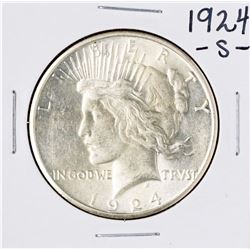 1924-S $1 Peace Silver Dollar Coin