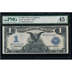 1899 $1 Black Eagle Silver Certificate PMG 45EPQ