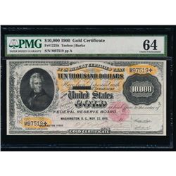 1900 $10,000 Gold Certificate PMG 64