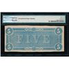 Image 2 : 1864 $5 Confederate States of America Note PMG 62EPQ