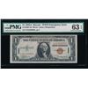 Image 1 : 1935A $1 Hawaii Silver Certificate PMG 63EPQ