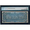 Image 2 : 1864 $20 Confederate States of America Note PMG 63EPQ