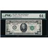 Image 1 : 1928 $20 San Francisco Federal Reserve Note PMG 64EPQ