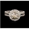Image 2 : 14KT White Gold 2.10 ctw Diamond Ring