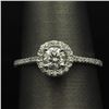 Image 2 : 0.61 ctw Diamond Ring - 14KT White Gold