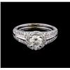 Image 2 : 1.16 ctw Diamond Ring - 14KT White Gold