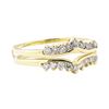 Image 1 : 0.70 ctw Diamond Ring Guard - 14KT Yellow Gold