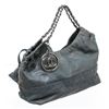 Image 4 : Chanel Blue Leather Coco Cabas Shoulder Bag