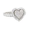 Image 1 : 1.50 ctw Diamond Ring - 14KT White Gold