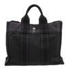 Image 1 : Hermes Gray Dark Blue Canvas Sac Fourre PM Tote Bag