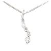 Image 2 : 0.25 ctw Journey of Life Pendant with Chain - 14KT White Gold